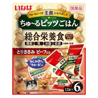 ちゅーるビッツごはん ささみビーフ12g×6袋
