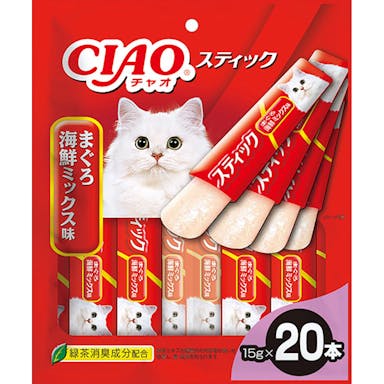 いなば CIAOスティック まぐろ海鮮ミックス味 15g×20本