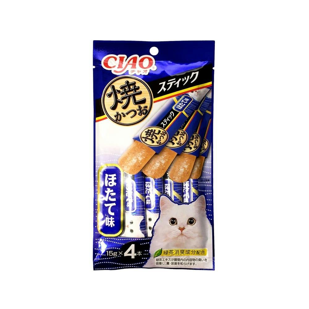 チャオ 焼かつお スティック ほたて味 15g×4本 | ペット用品（猫） 通販 | ホームセンターのカインズ