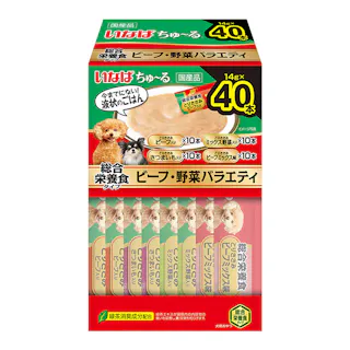 ちゅ~る 総合栄養食 ビーフ・野菜バラエティ 14g×40本