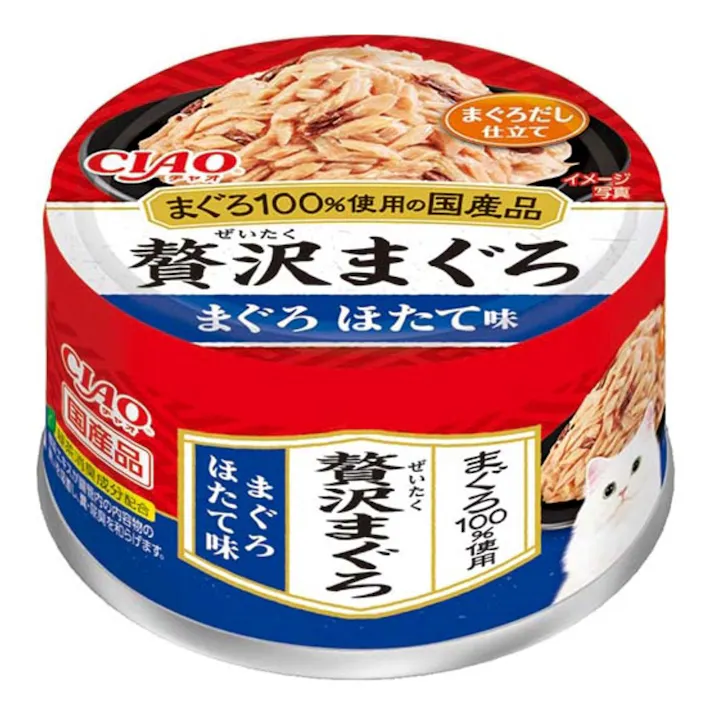 CIAO 贅沢まぐろ ほたて 60g