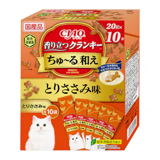 CIAO 香り立つクランキー ちゅ~る和え とりささみ味