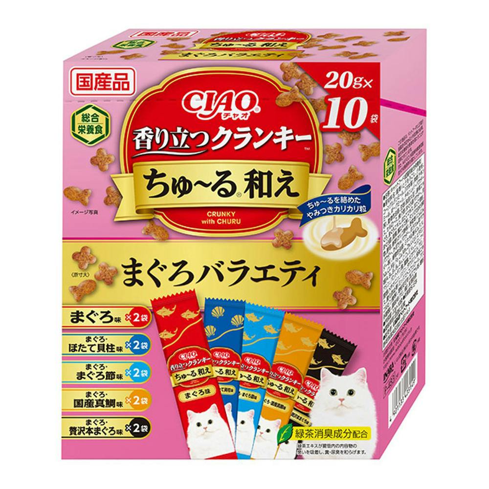 CIAO 香り立つクランキー ちゅーる和え まぐろバラエティ