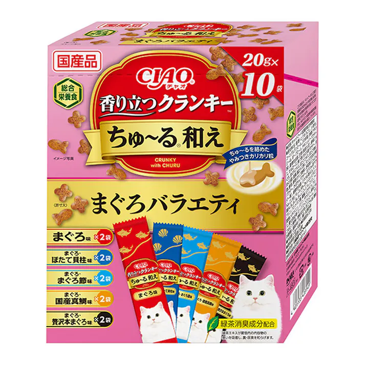CIAO 香り立つクランキー ちゅーる和え まぐろバラエティ