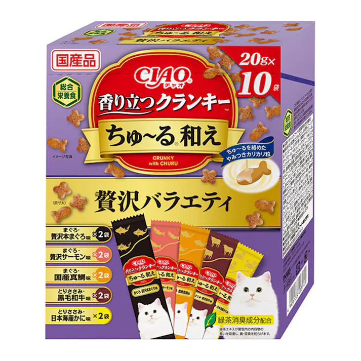 CIAO 香り立つクランキー ちゅーる和え 贅沢バラエティ