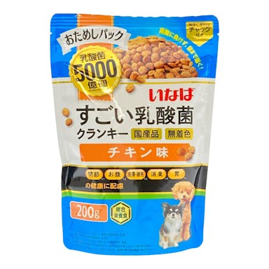 いなば すごい乳酸菌 クランキー チキン味 200g