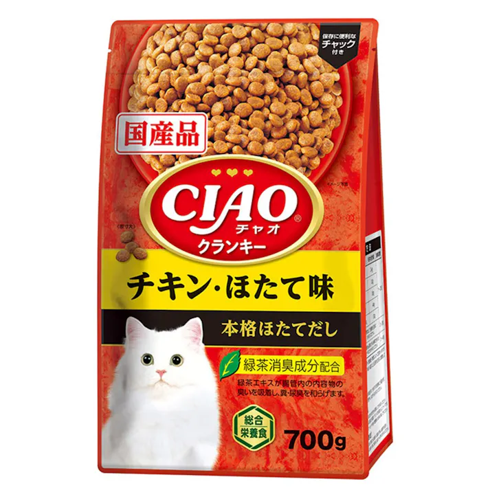 いなば チャオ クランキー チキン・ほたて味 700g