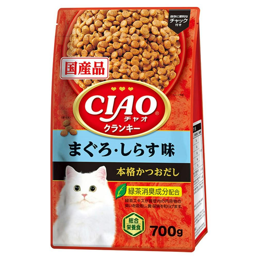 いなば チャオ クランキー まぐろ・しらす味 700g 猫用ドライフード いなば チャオ クランキー まぐろ・しらす味 700g 猫用ドライフード