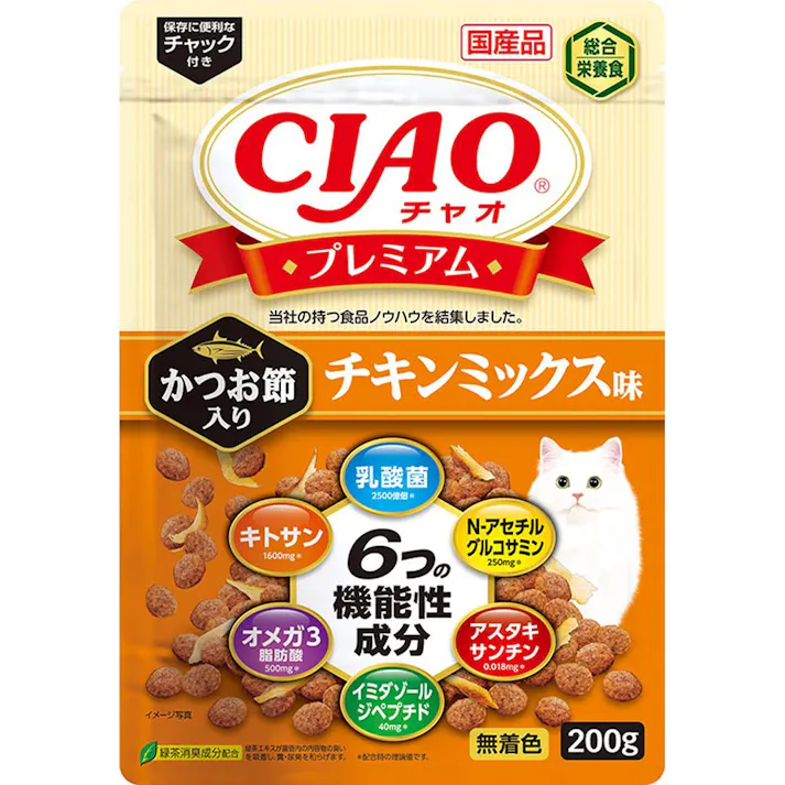 チャオプレミアム チキンミックス 200g