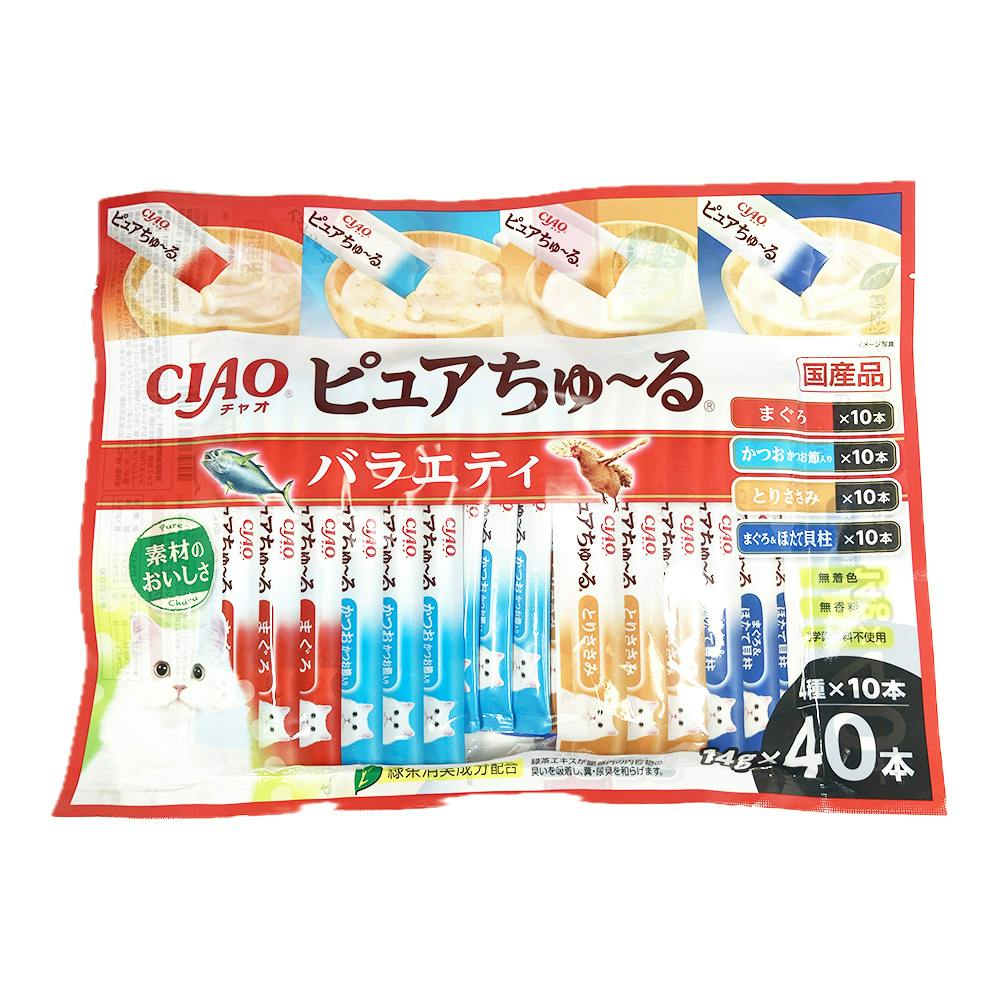 CIAO ピュアちゅ～る バラエティ 40本 | おやつ（猫） 通販