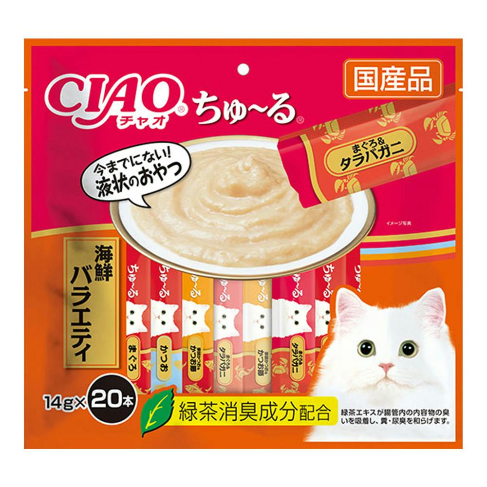 チャオちゅ～るまぐろ海鮮バラエティ40本(販売終了) | ペット