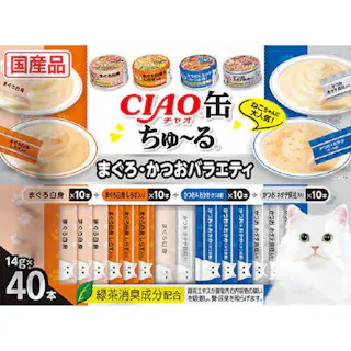 CIAO缶ちゅーる 40本 まぐろ・かつお5