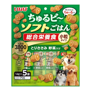 ちゅるビ～ ソフトごはん とりささみ野菜 5袋入り