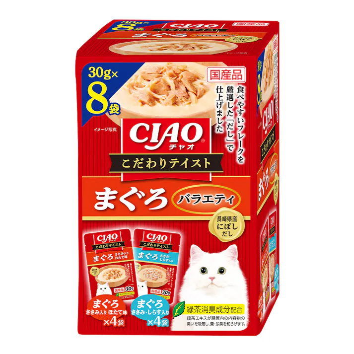 こだわりテイスト まぐろバラエティ 30g×8袋入