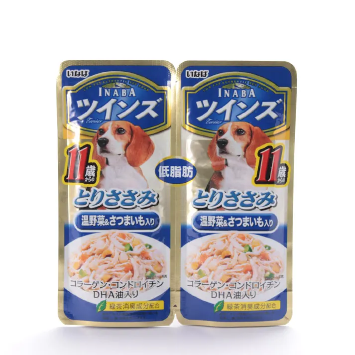 いなば ツインズ 11歳からのとりささみ 温野菜&さつまいも入り 80g