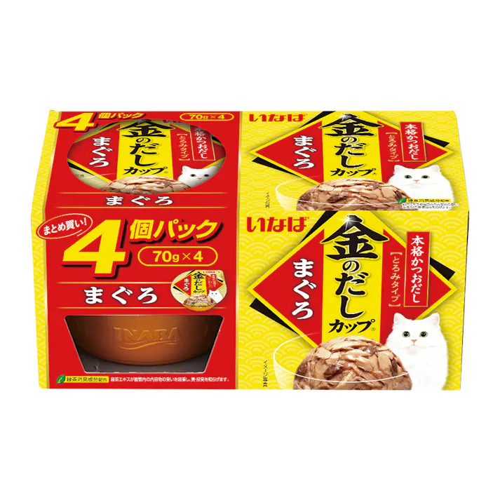 いなば 金のだしカップ まぐろ 4個パック