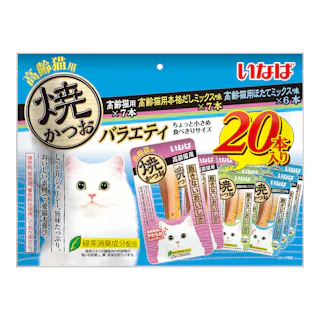 焼かつおバラエティ 高齢猫用 20本入り
