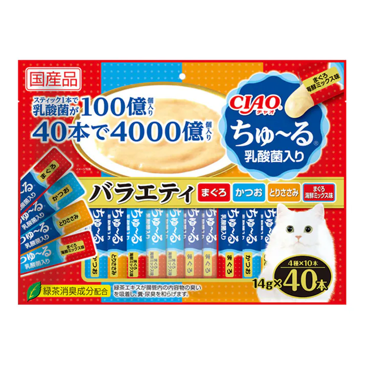 チャオちゅ~る乳酸菌バラエティ40本