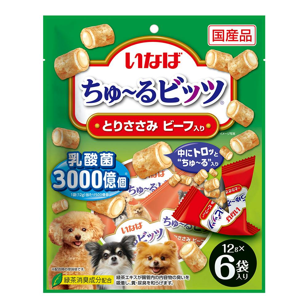 ちゅ～るビッツ ビーフ 12g×6袋入