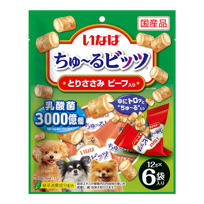 ちゅ~るビッツ ビーフ 12g×6袋入