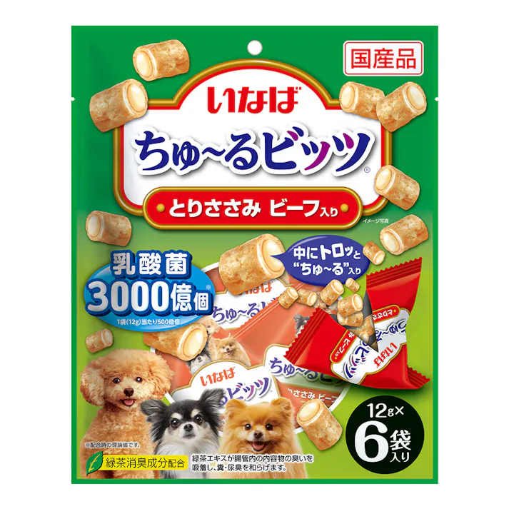 ちゅ~るビッツ ビーフ 12g×6袋入