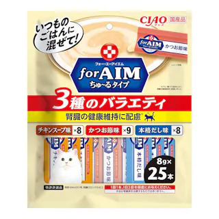 CIAO forAIM ちゅ~る 3種バラエティ 25本入り