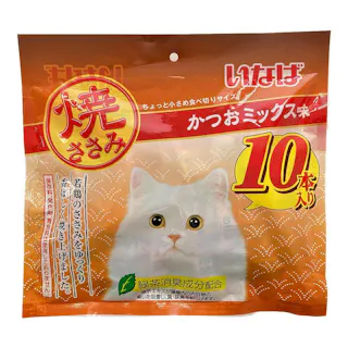 焼ささみ かつおミックス味 10本入り