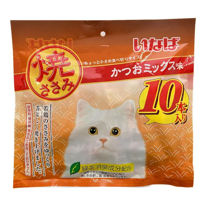 焼ささみ かつおミックス味 10本入り
