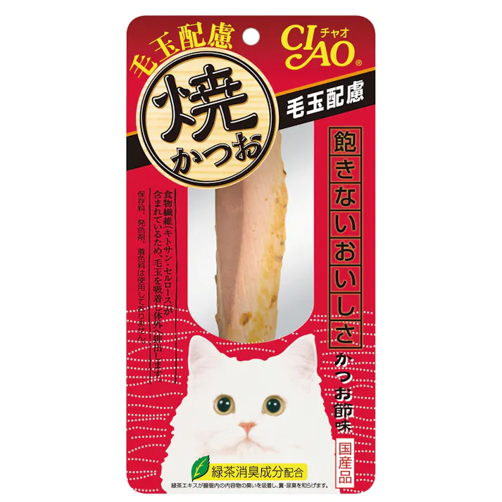 CIAO 焼かつお 毛玉配慮 かつお節味 1本