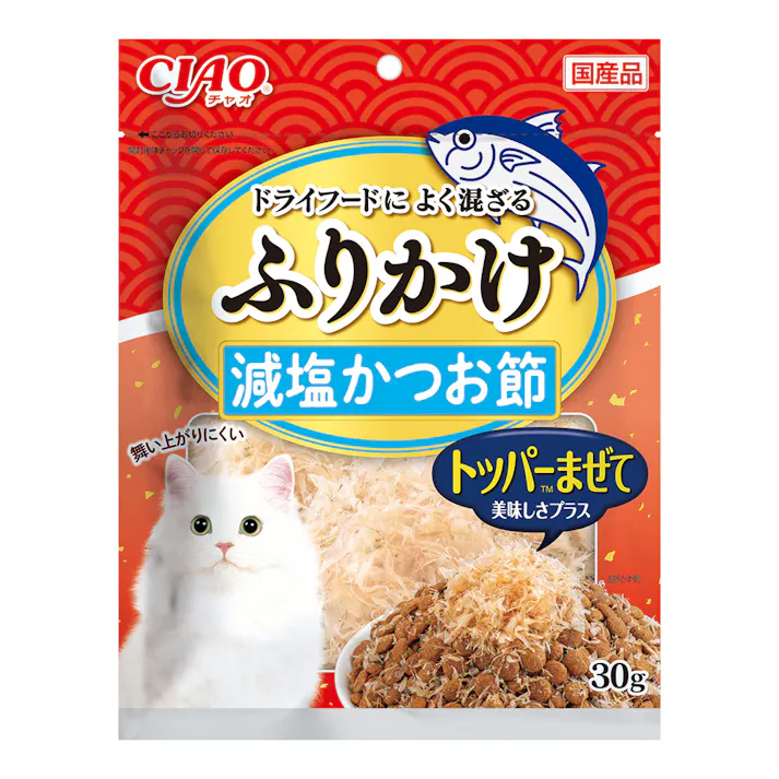 チャオ ふりかけ 減塩かつお節 30g