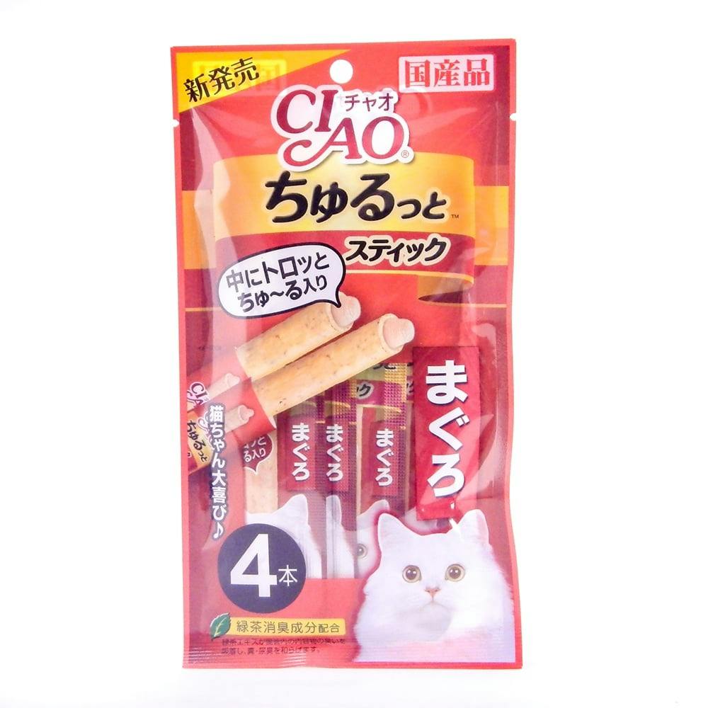 いなば CIAOちゅるっと まぐろ 4本(販売終了) | ペット用品（猫