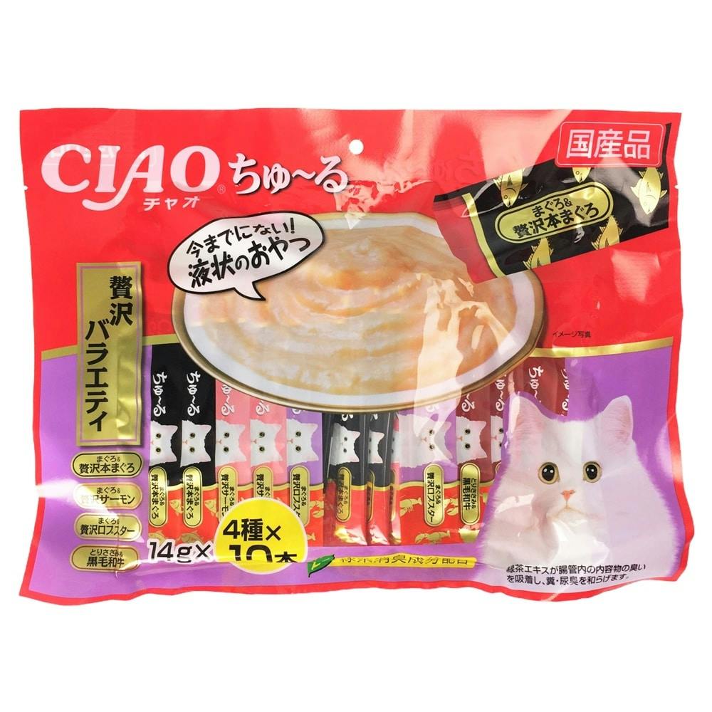 CIAO ちゅ～る 贅沢バラエティ 14g× 40本 | ペット用品（猫