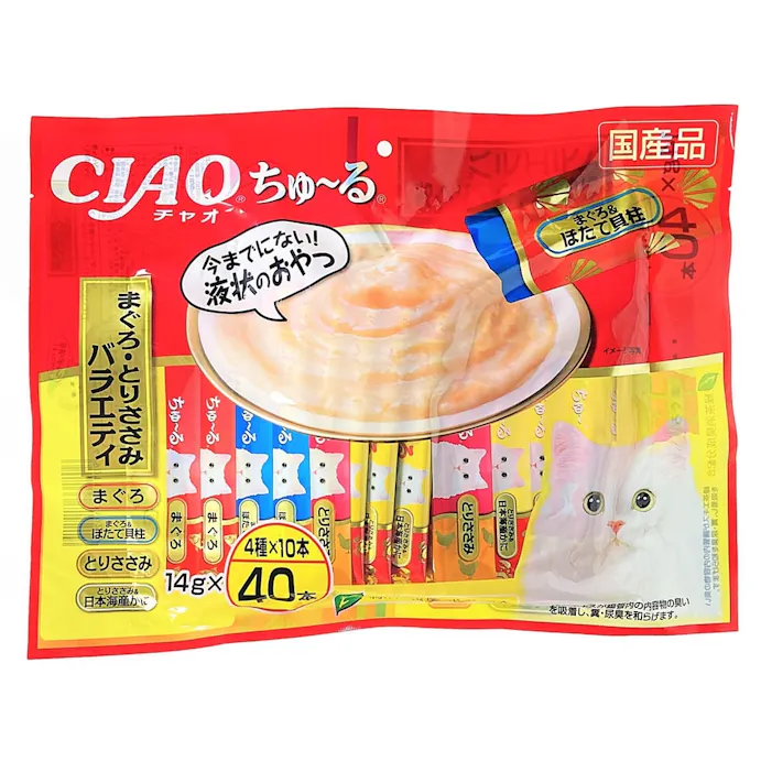 Ciaoちゅ る40本まぐろ とりささみバラエティ ホームセンター通販 カインズ