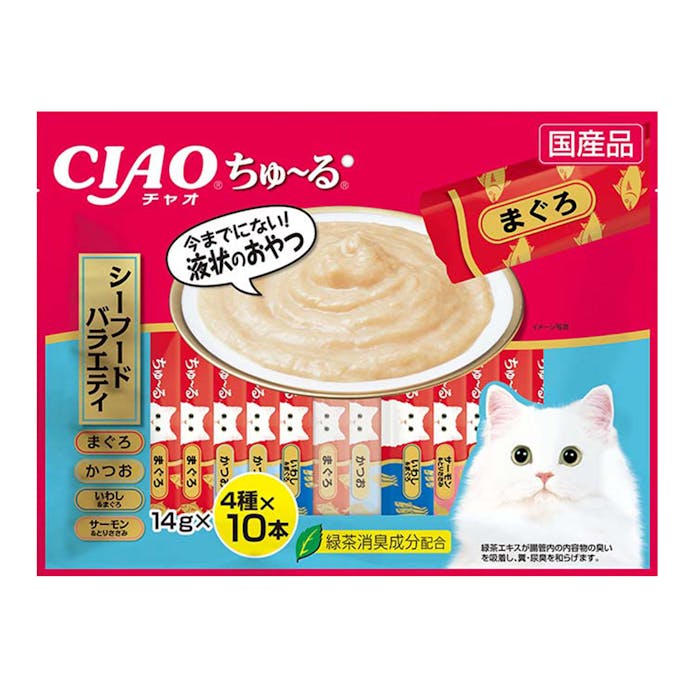 CIAOちゅ～る40本シーフードバラエティ