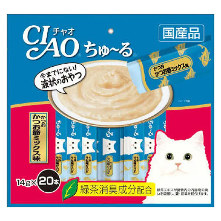 CIAO ちゅ~る かつお かつお節ミックス味 14g×20本入り
