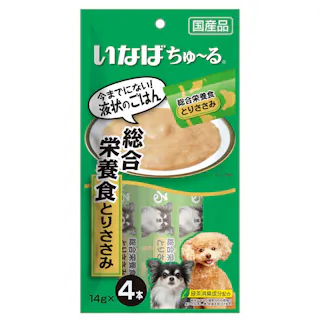 いなば 犬用ちゅ~る 総合栄養食 とりささみ 14g×4本