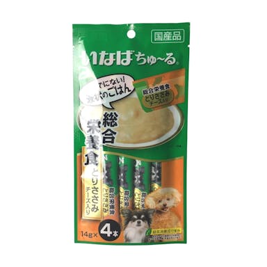 犬用ちゅ～る総合栄養食とりささみチーズ4本