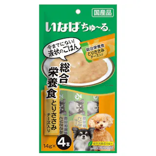 犬用ちゅ~る総合栄養食とりささみチーズ4本
