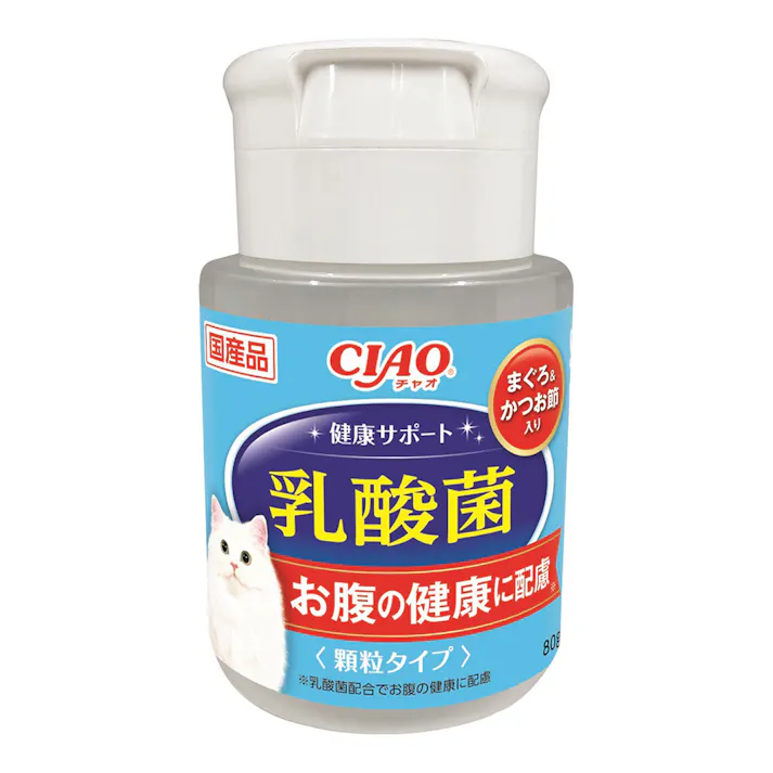 【10倍ポイント対象】チャオ 猫用 健康サポートボトル 乳酸菌 80g
