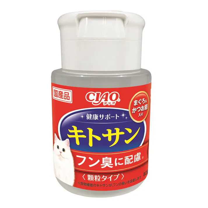 チャオ 猫用 健康サポートボトル キトサン 80g