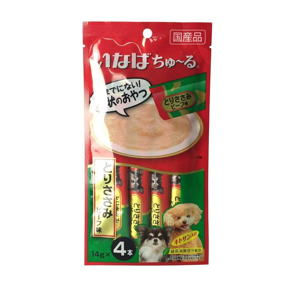 いなば　ちゅーる　とりささみ　ビーフ味　４本