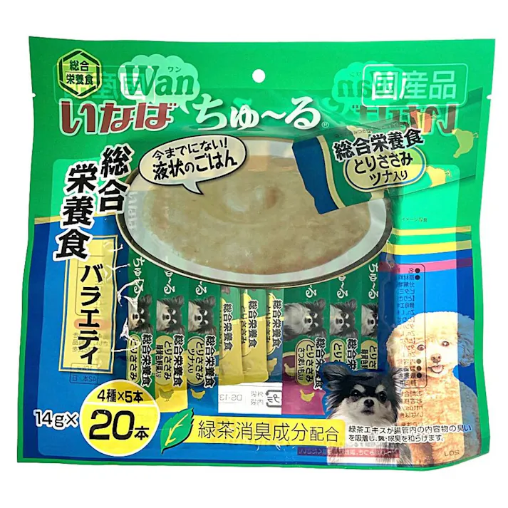 Wanちゅ~る 総合栄養食バラエティ 14g×4種×5本