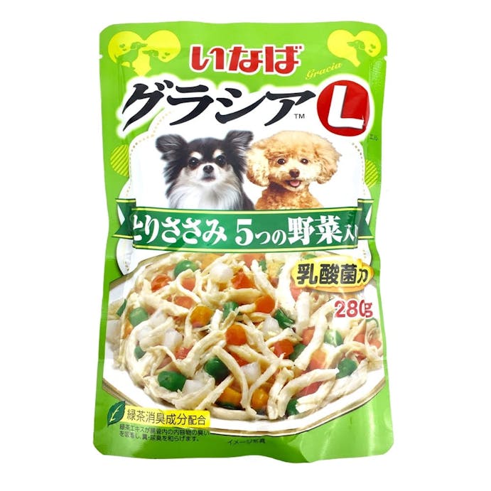 いなば グラシアL とりささみ 5つの野菜入り280g