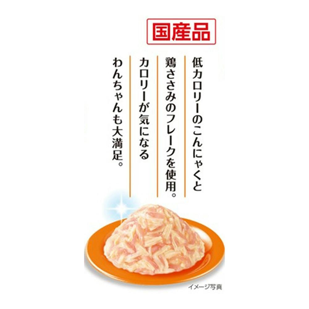 こんにゃくダイエット パウチ とりささみ 60g×3袋 | ドッグフード 通販