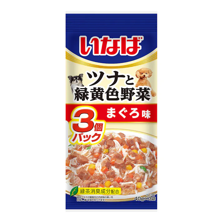ツナと緑黄色野菜 まぐろ味 3個パック