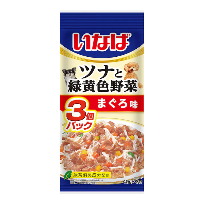 ツナと緑黄色野菜 まぐろ味 3個パック