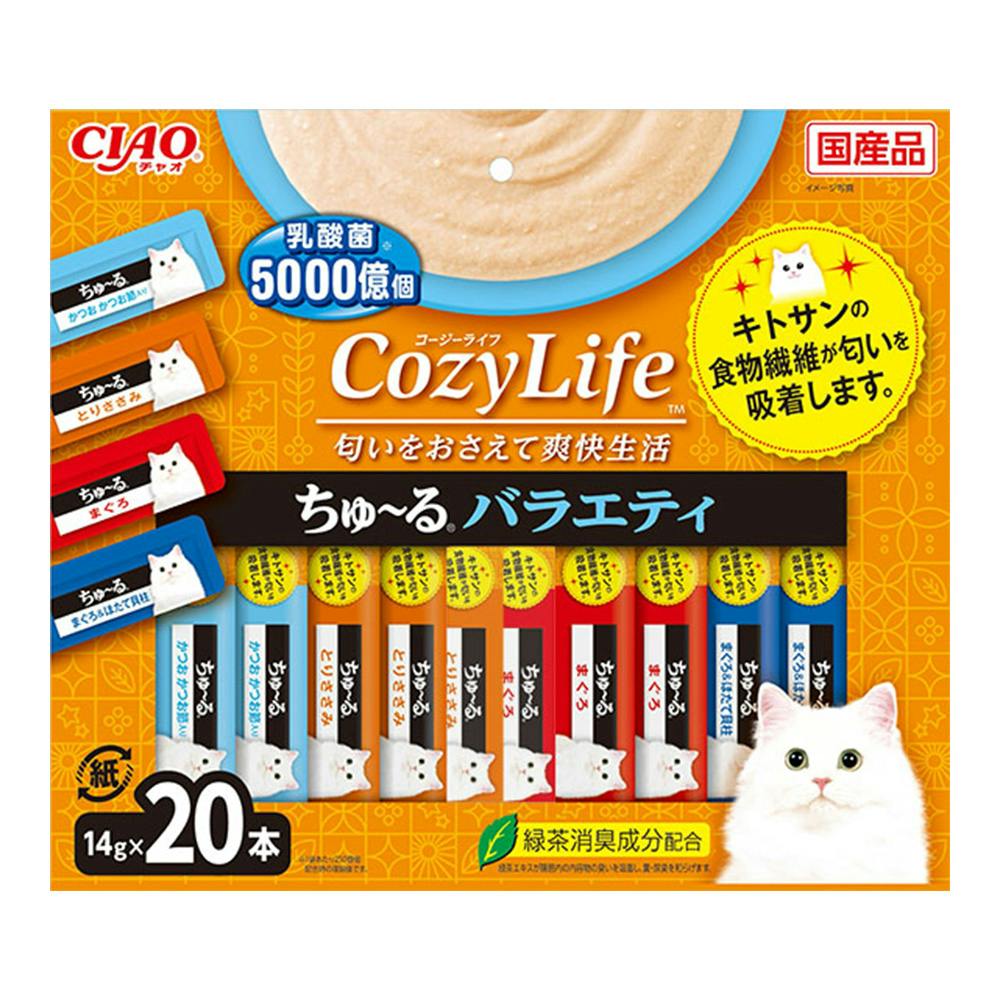 いなば Cozy Life ちゅ〜る とりささみバラエティ(14g*20本入) 犬 えさ