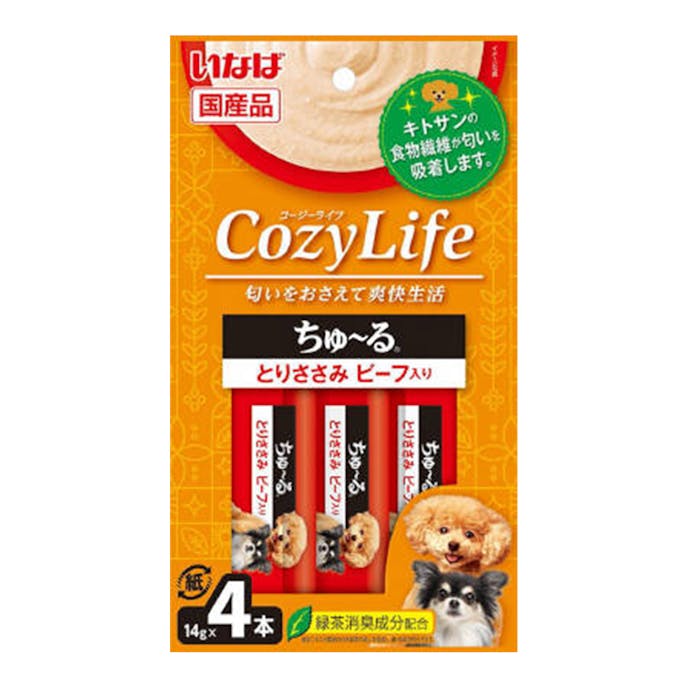 店舗限定 Cozylifeちゅ るささみビーフ入り4本 ホームセンター通販 カインズ