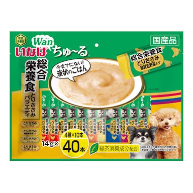 いなばちゅ～る40本 総合栄養食ささみバラエティ