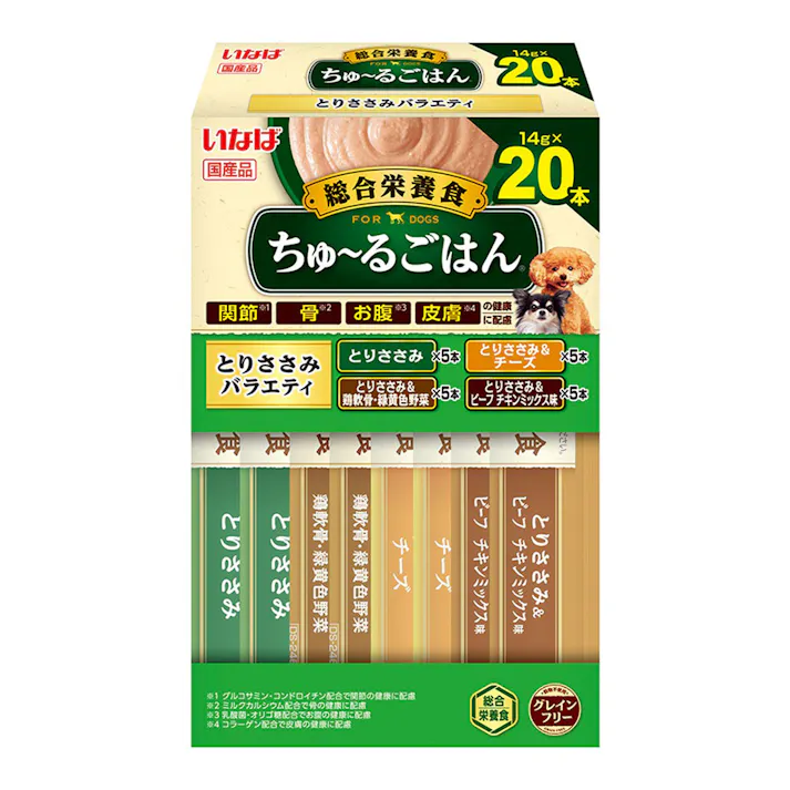 ちゅ~るごはん とりささみバラエティ 20本入